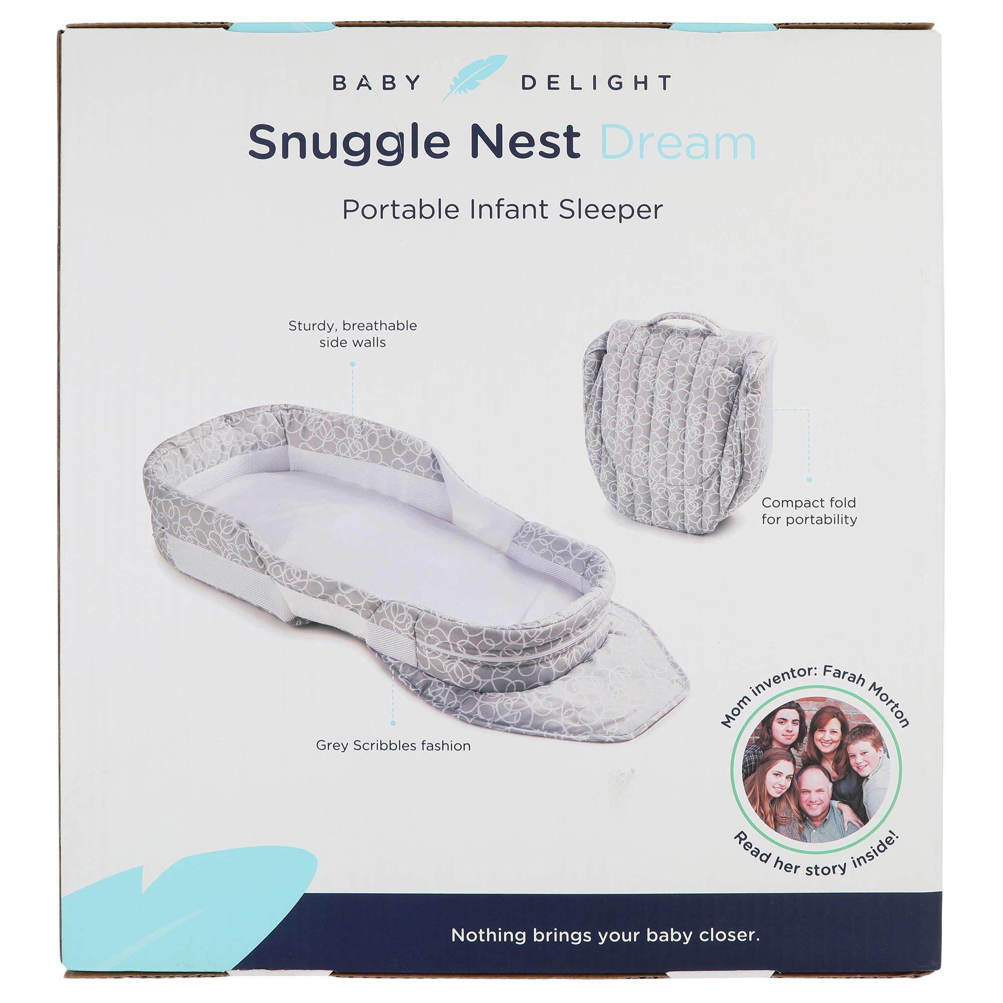 snuggle nest dream portable infant sleeper