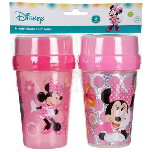 2 Pk Minnie Mouse 360 Cups Pink Burkes Outlet