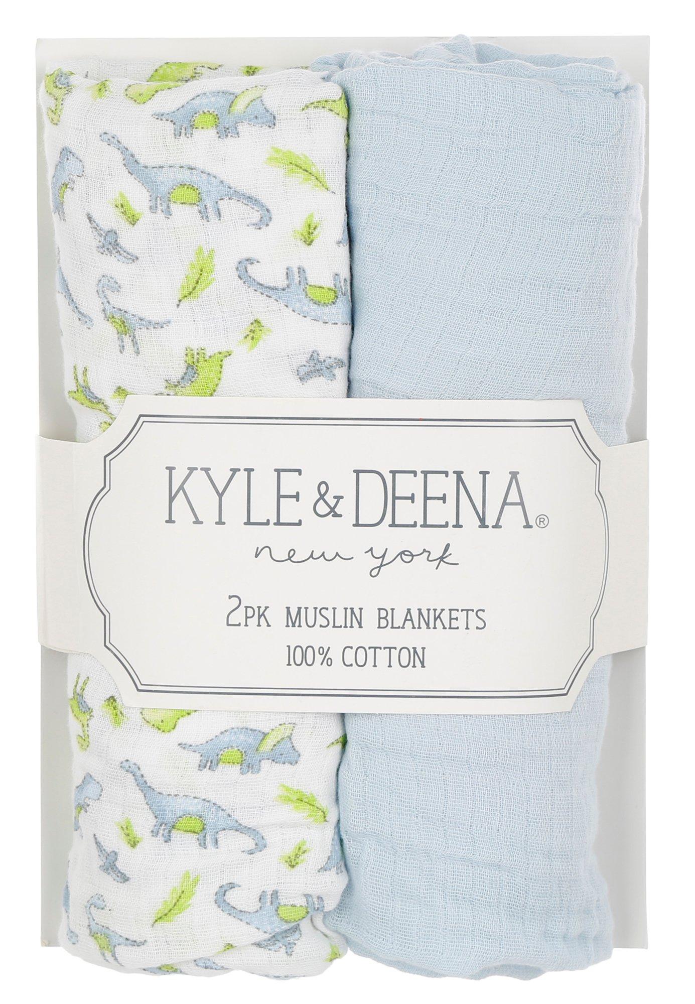 kyle and deena muslin blanket