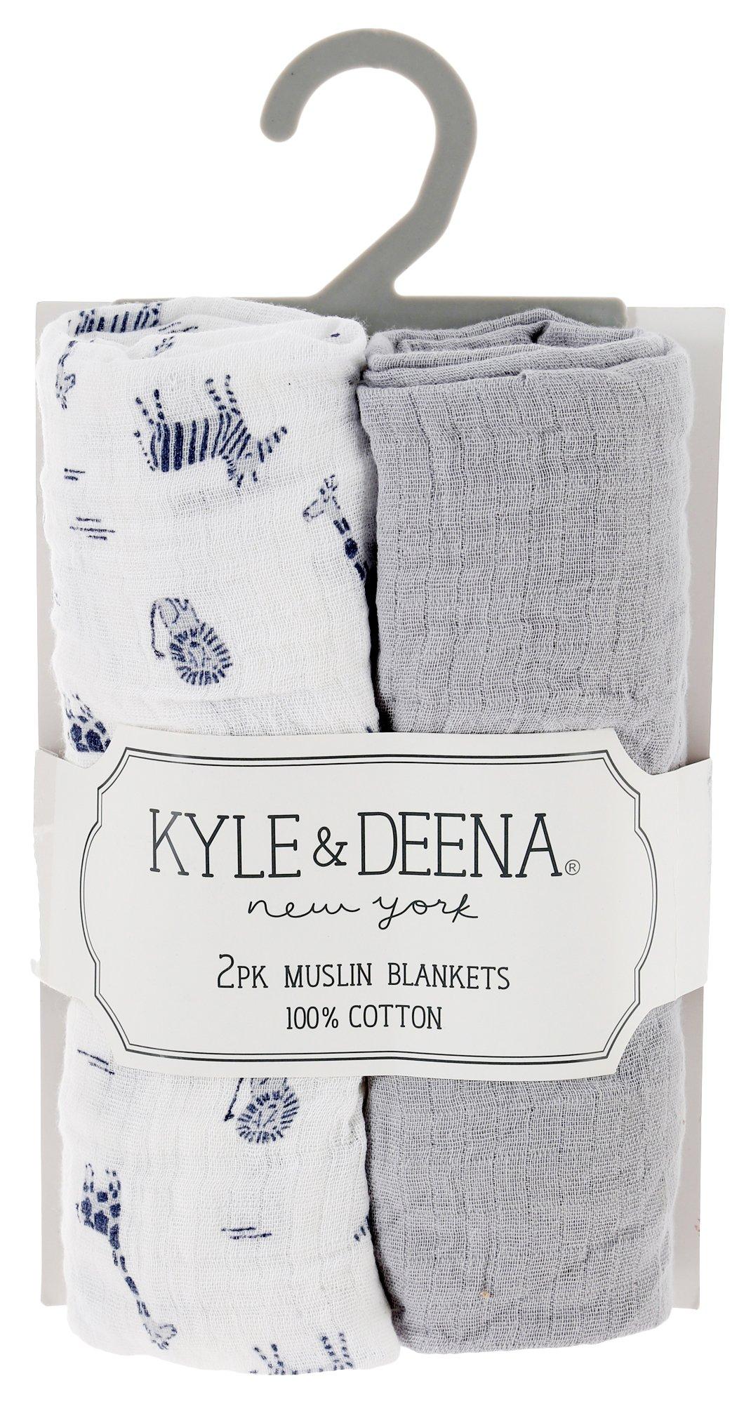 kyle and deena muslin blanket