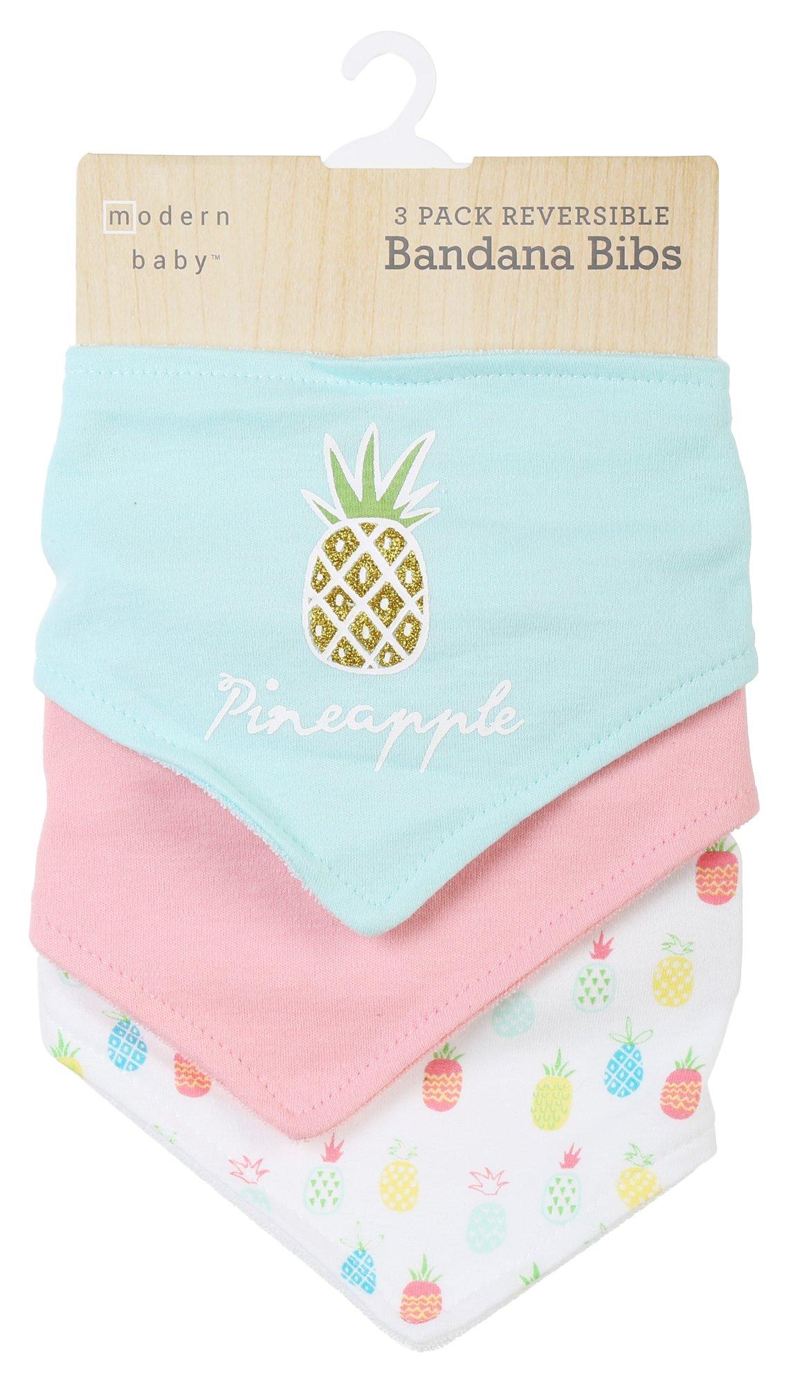 modern baby reversible bandana bibs