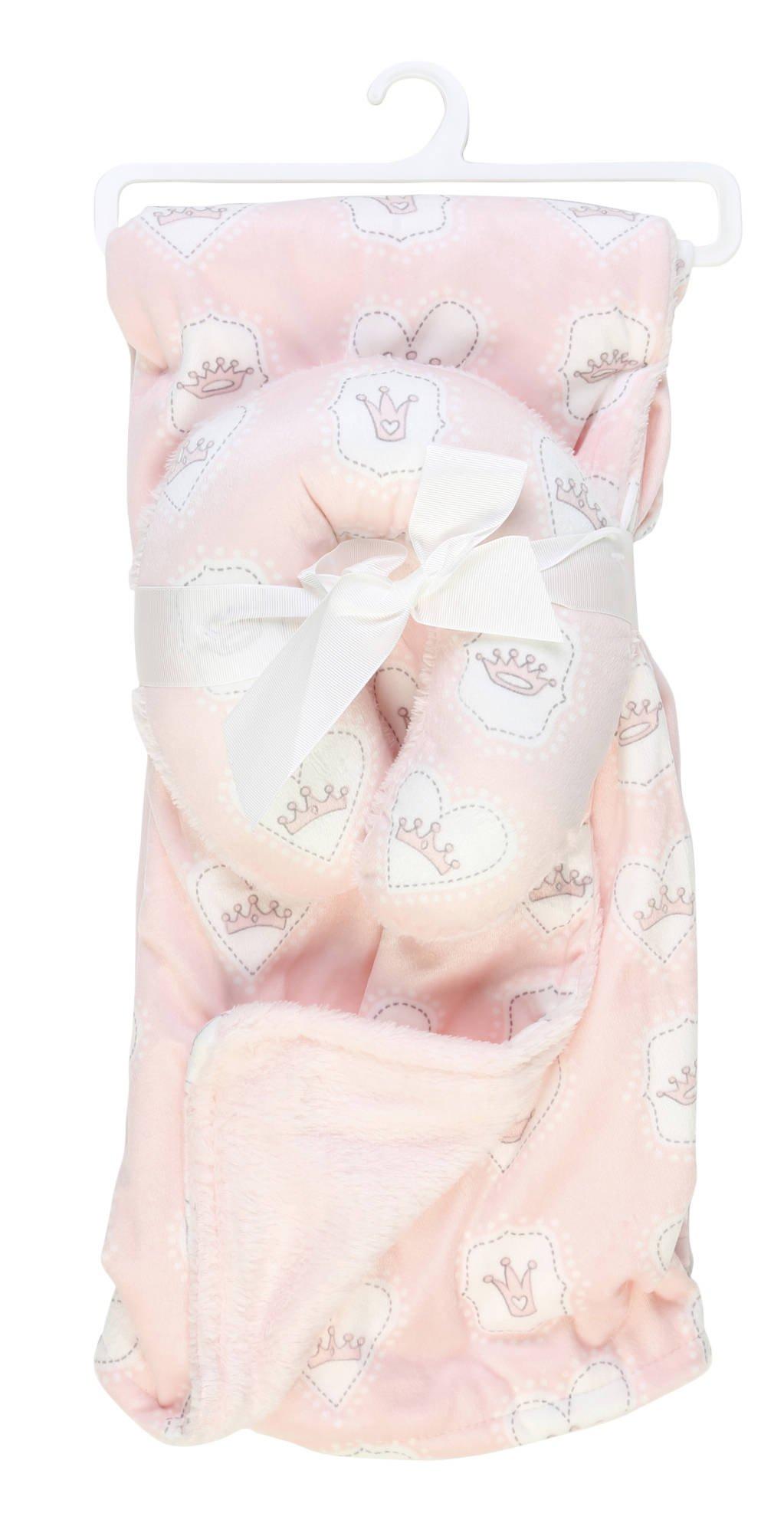 baby blanket with neck pillow