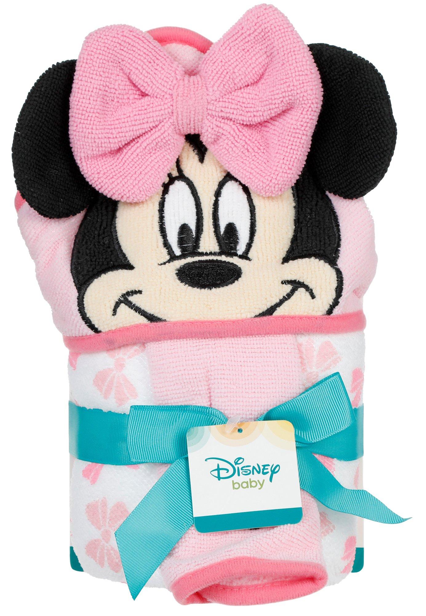 minnie mouse hooded bath towel