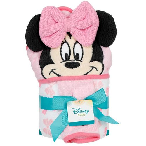 Minnie Mouse Hooded Towel & Wash Cloth 