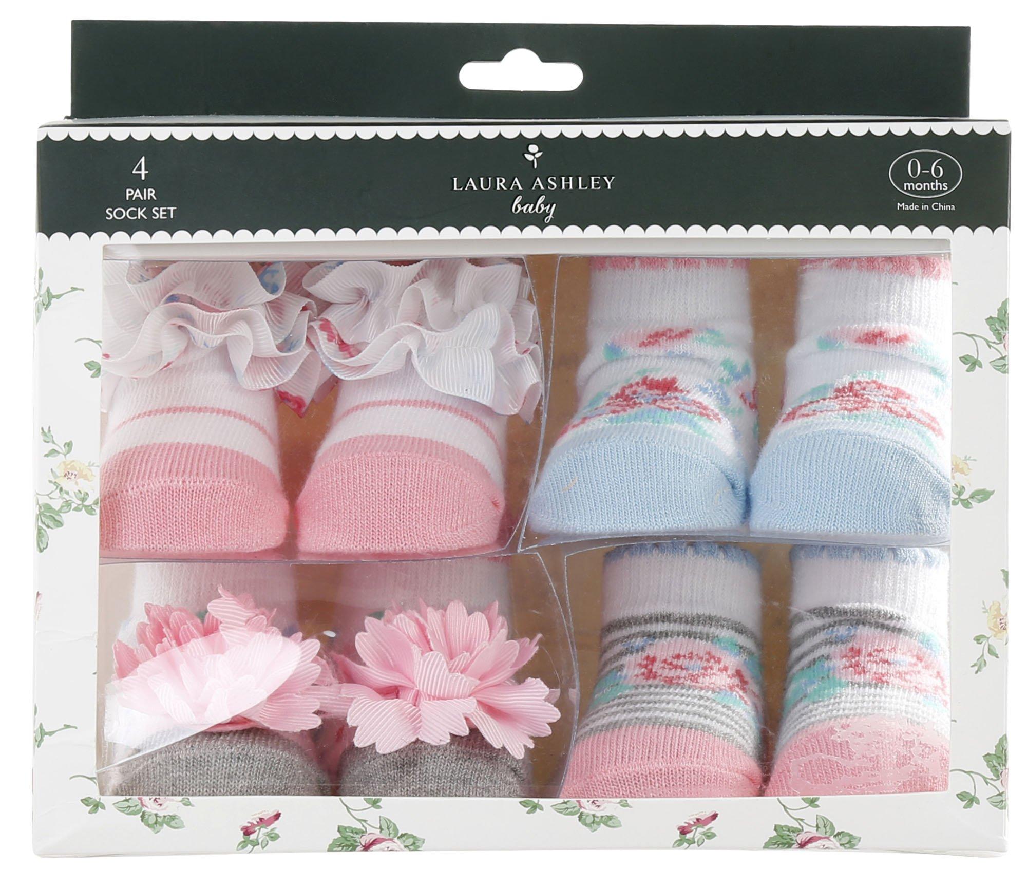 laura ashley baby socks set