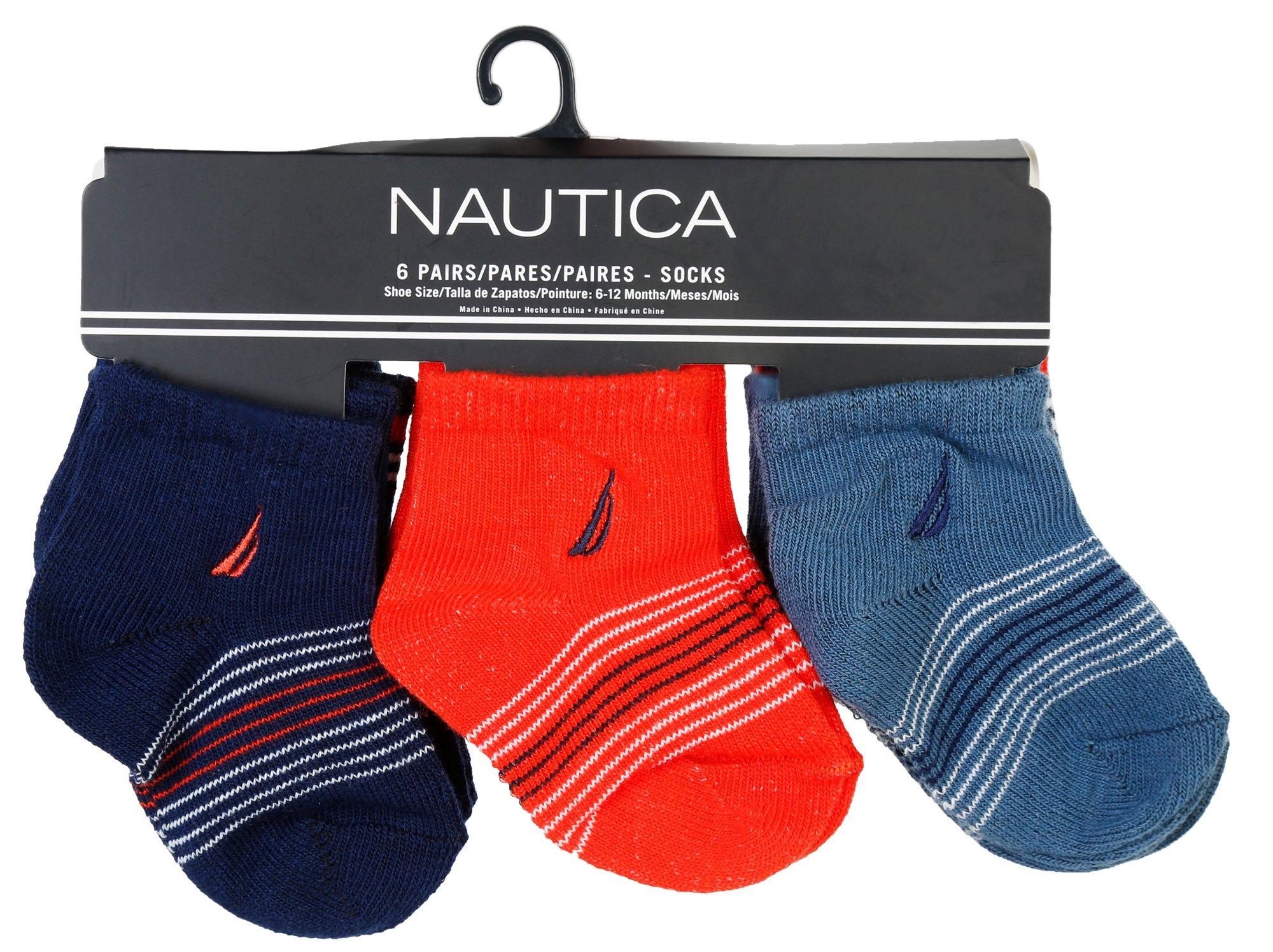 nautica baby socks