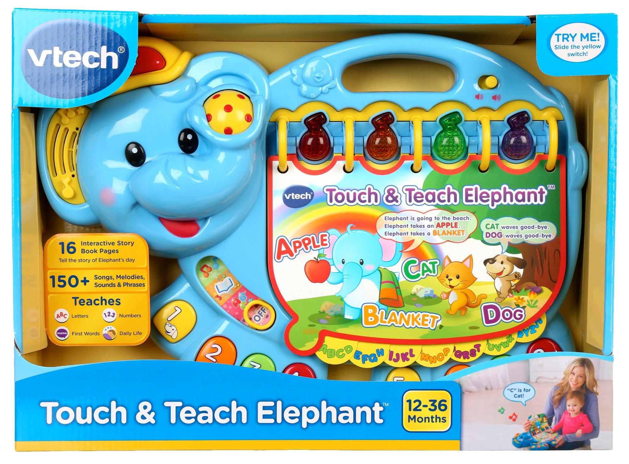 vtech touch & teach elephant toy