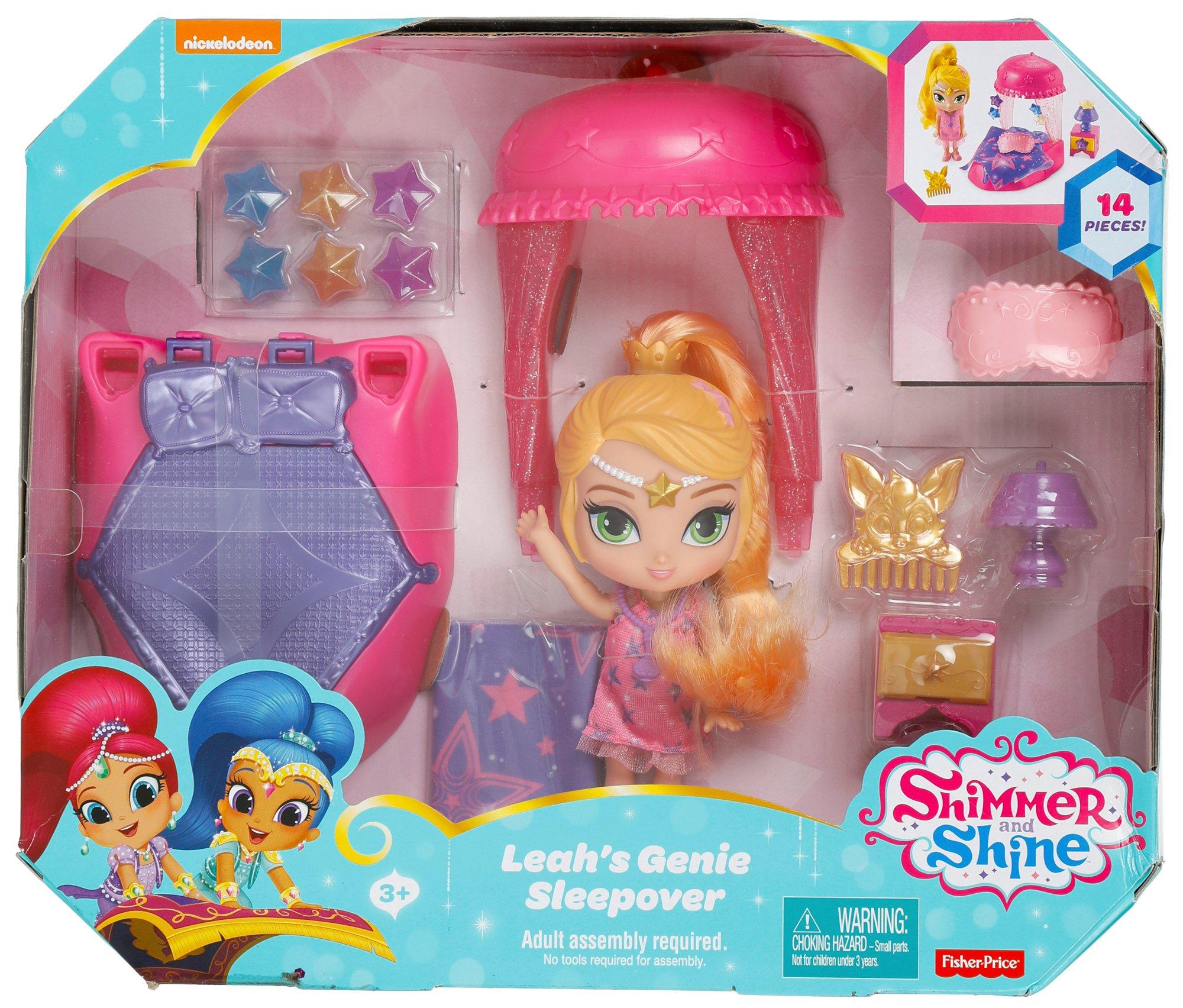 shimmer and shine sleepover dolls