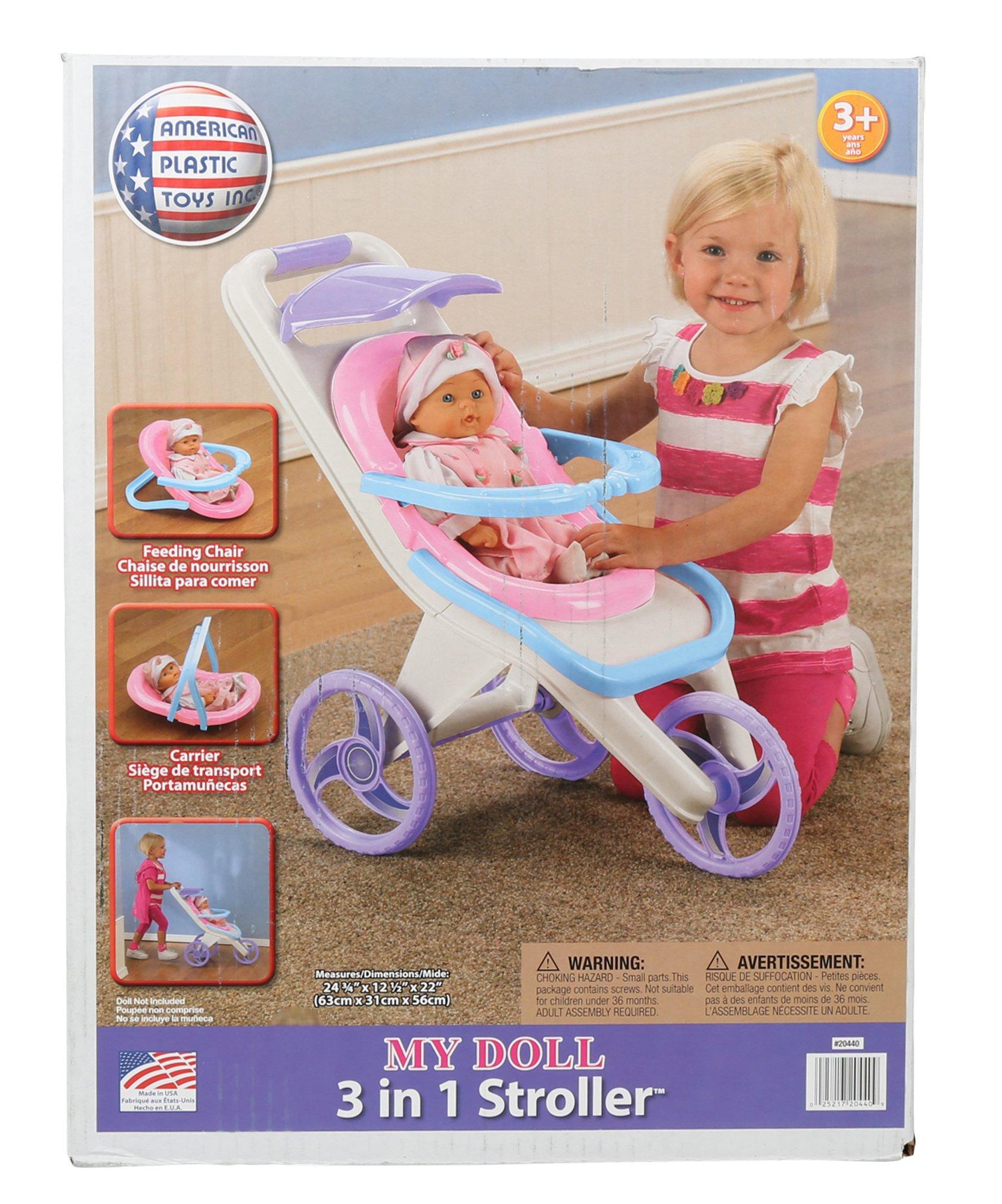 my doll 3 in 1 stroller