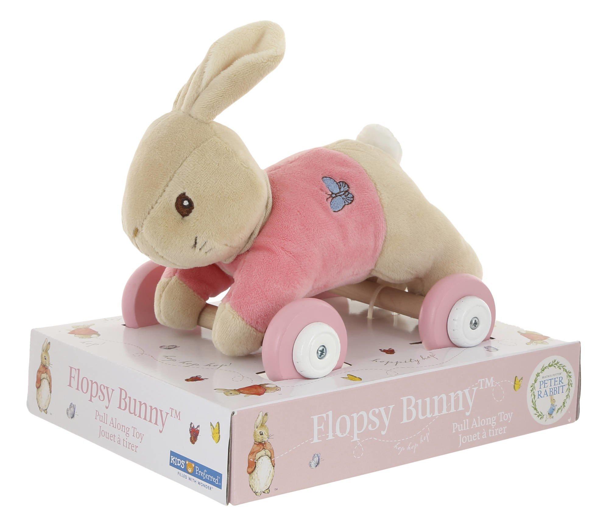 flopsy bunny pull along toy