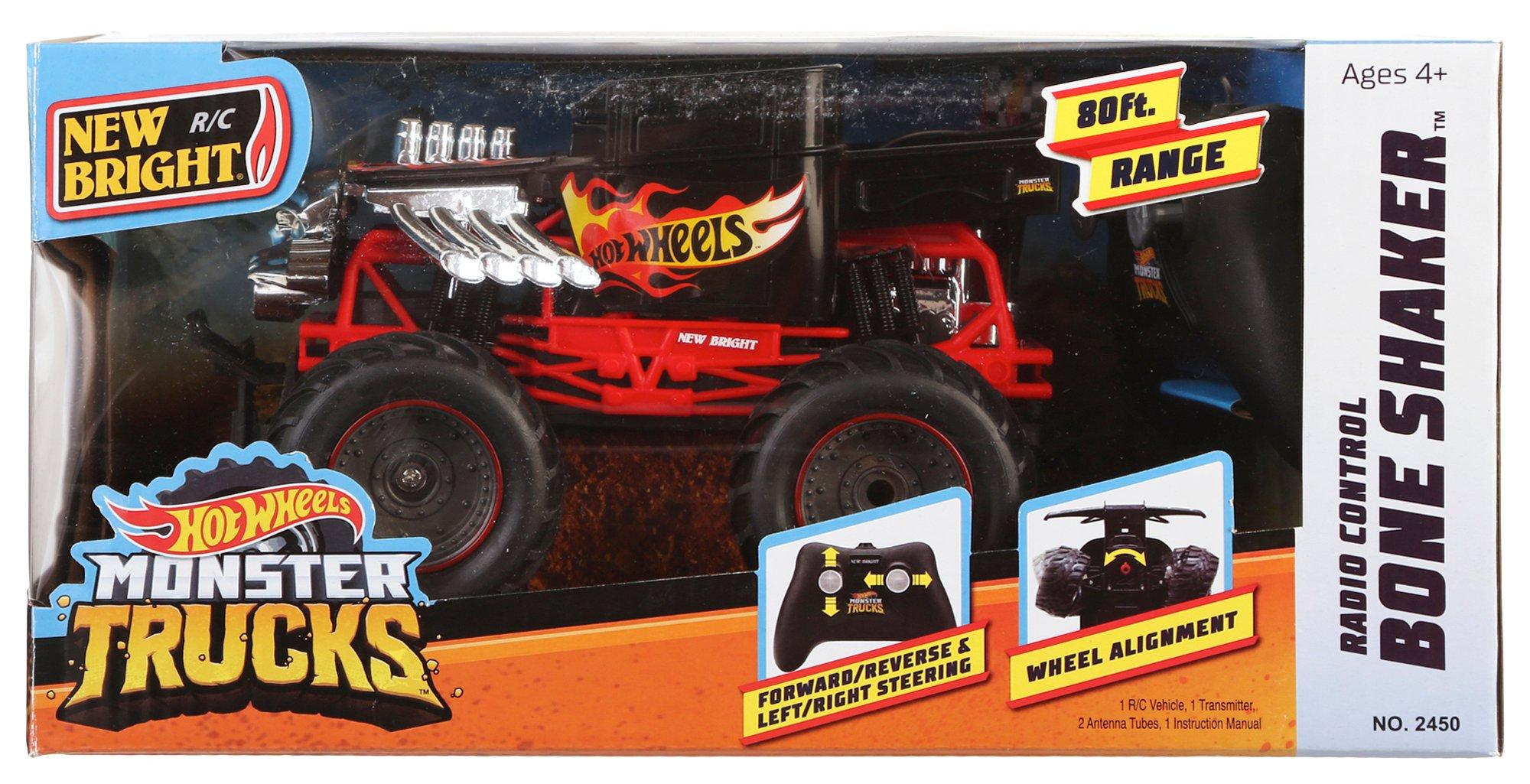 hot wheels remote control monster truck