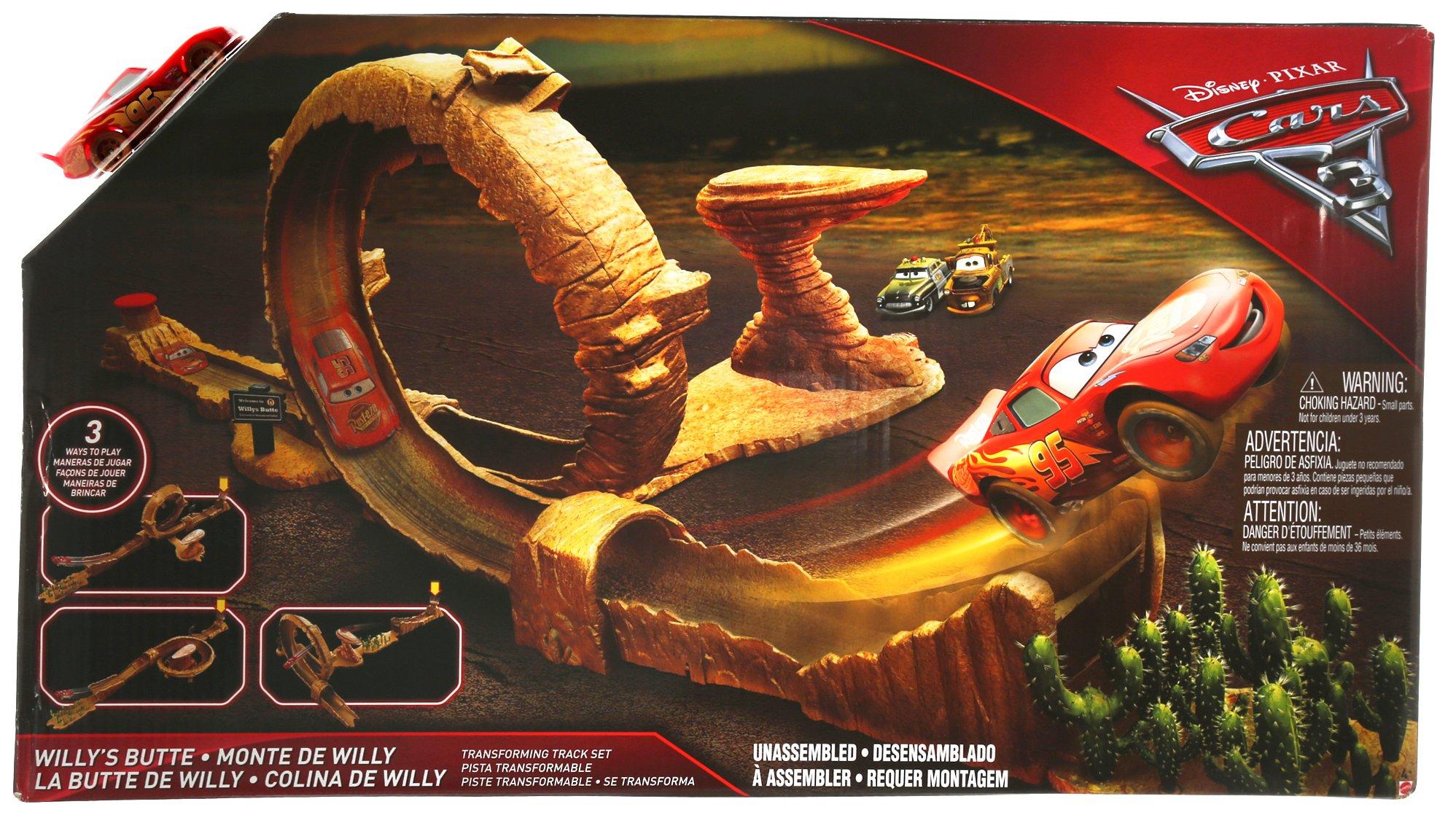 cars 3 willy's butte transforming track set