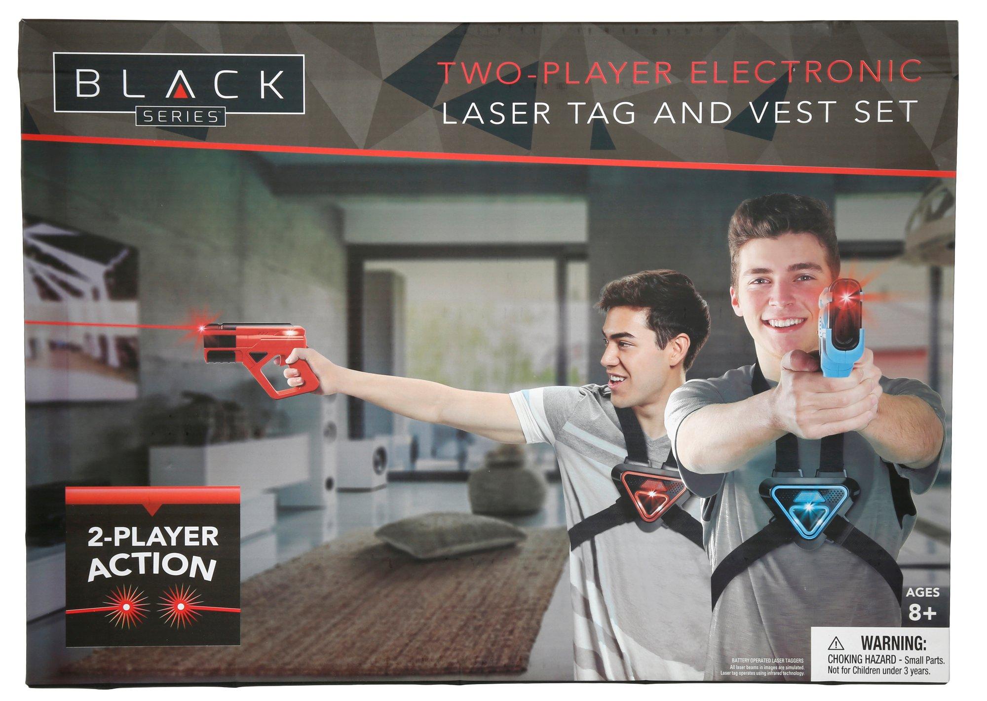 black series electronic laser tag set