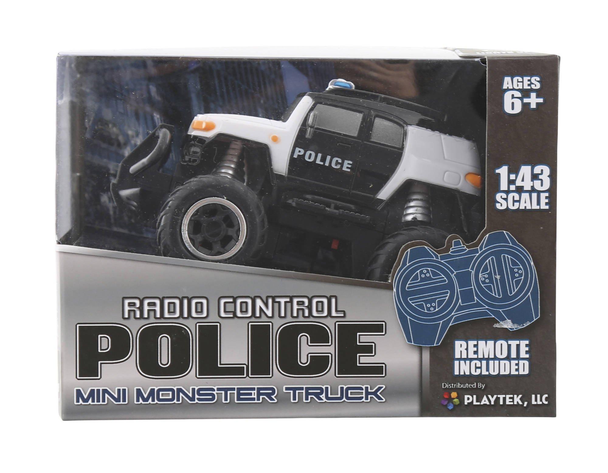 prextex remote control monster police truck