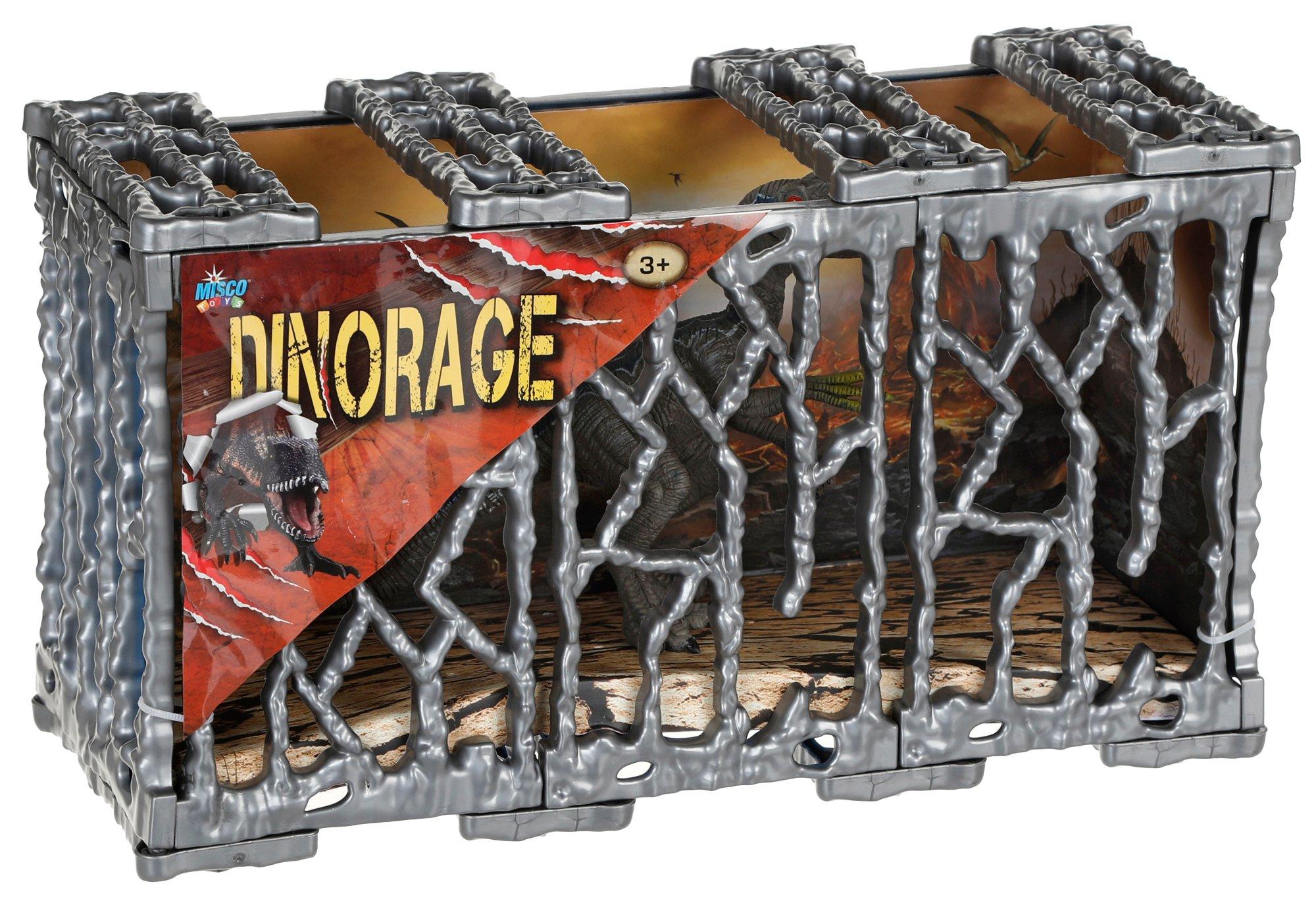 toy dinosaur cages