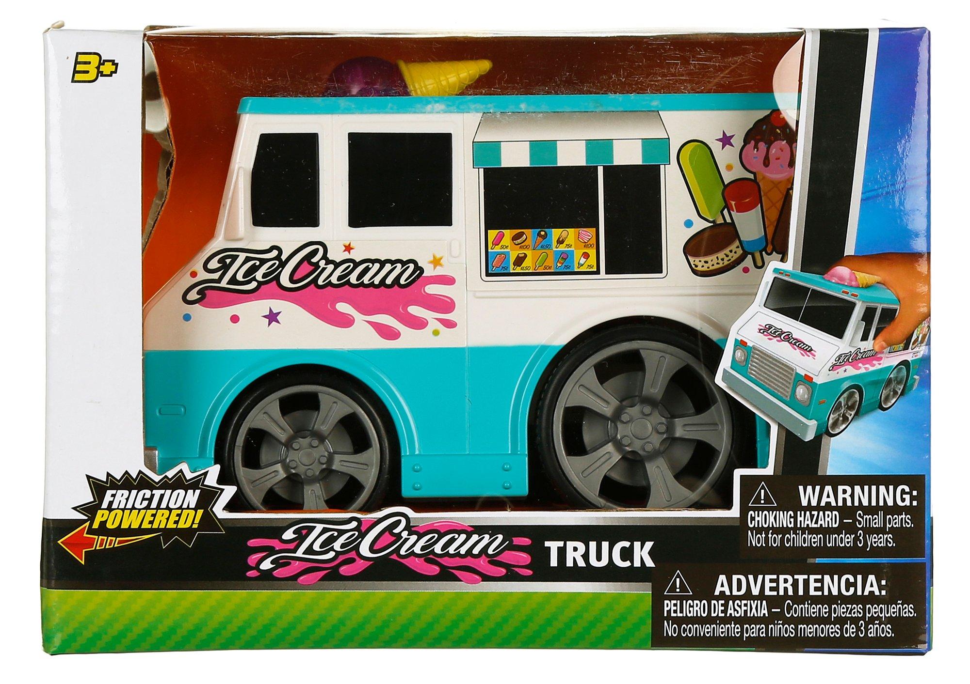 blue ice cream truck toy