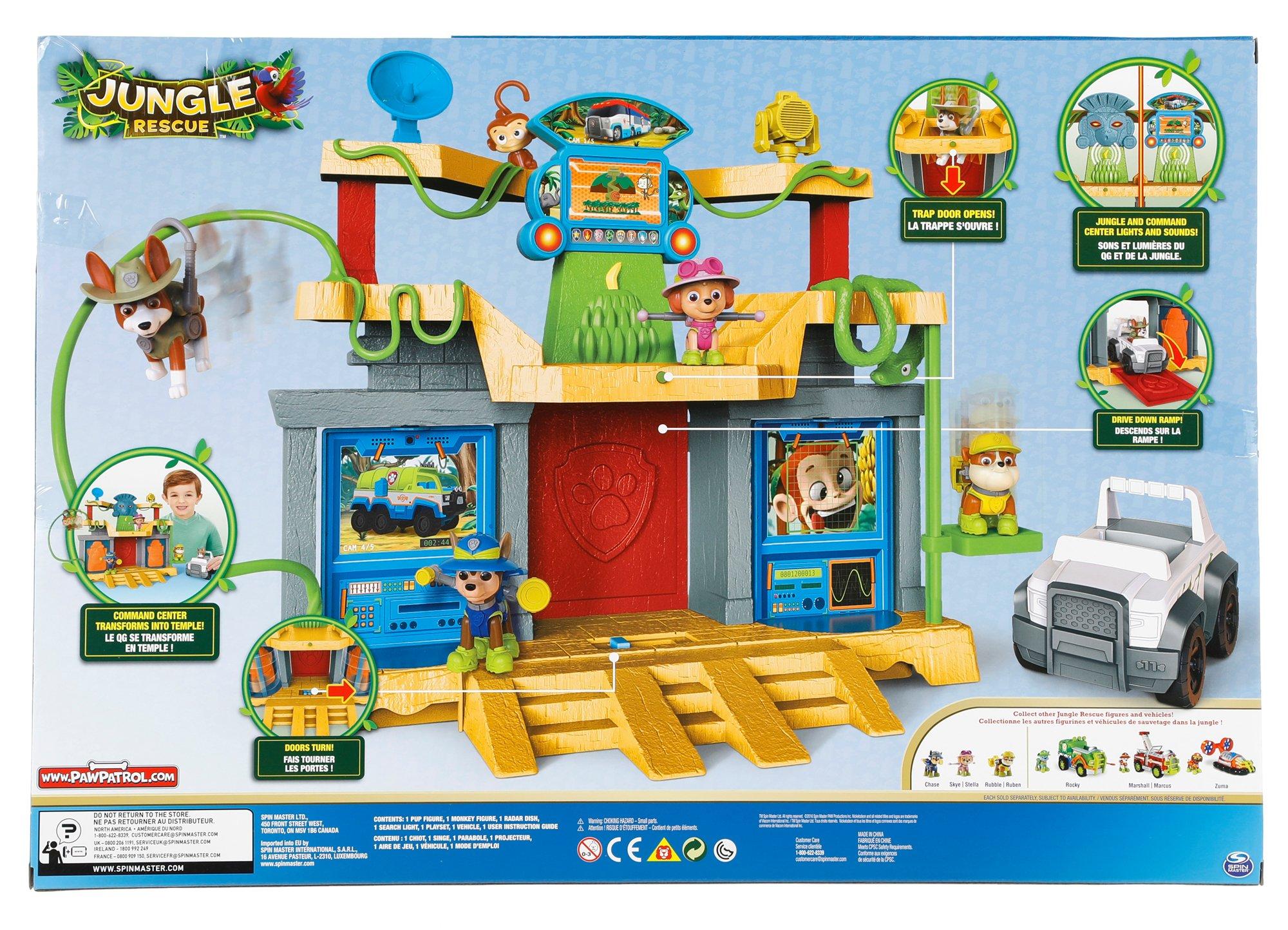 paw patrol monkey temple playset