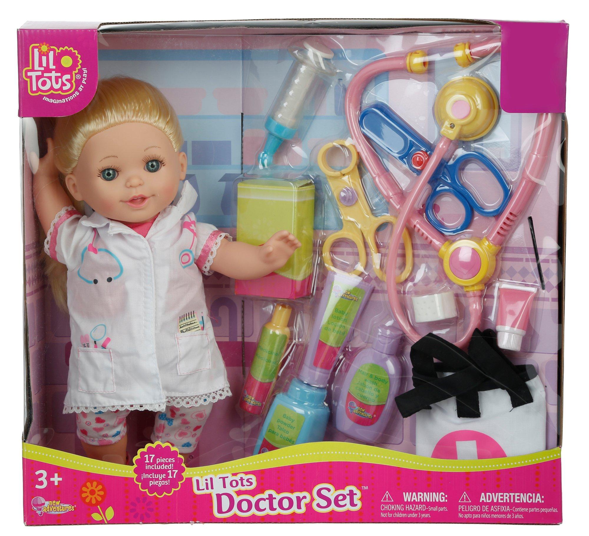 doctor set with doll