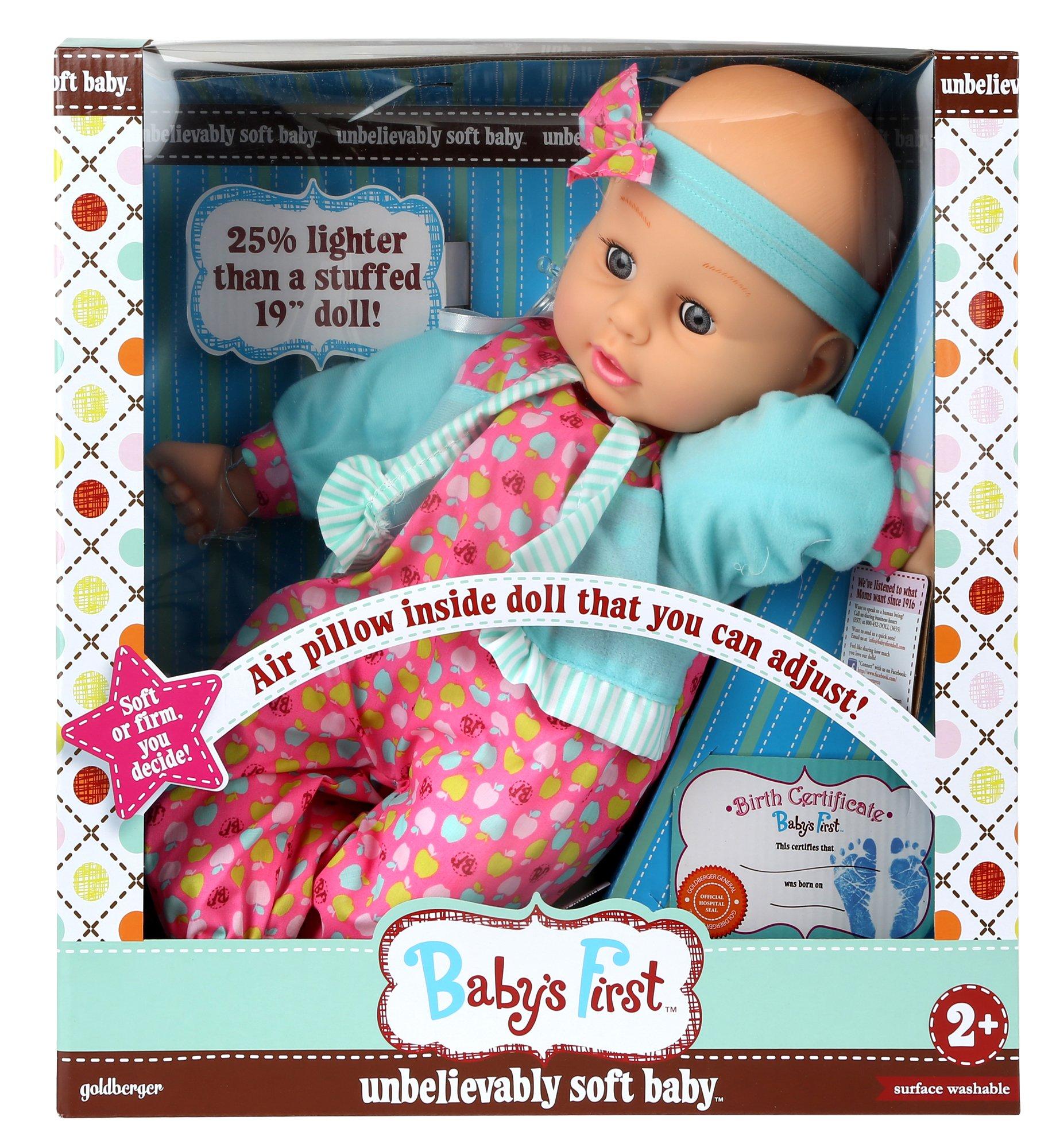 goldberger baby's first unbelievably soft doll