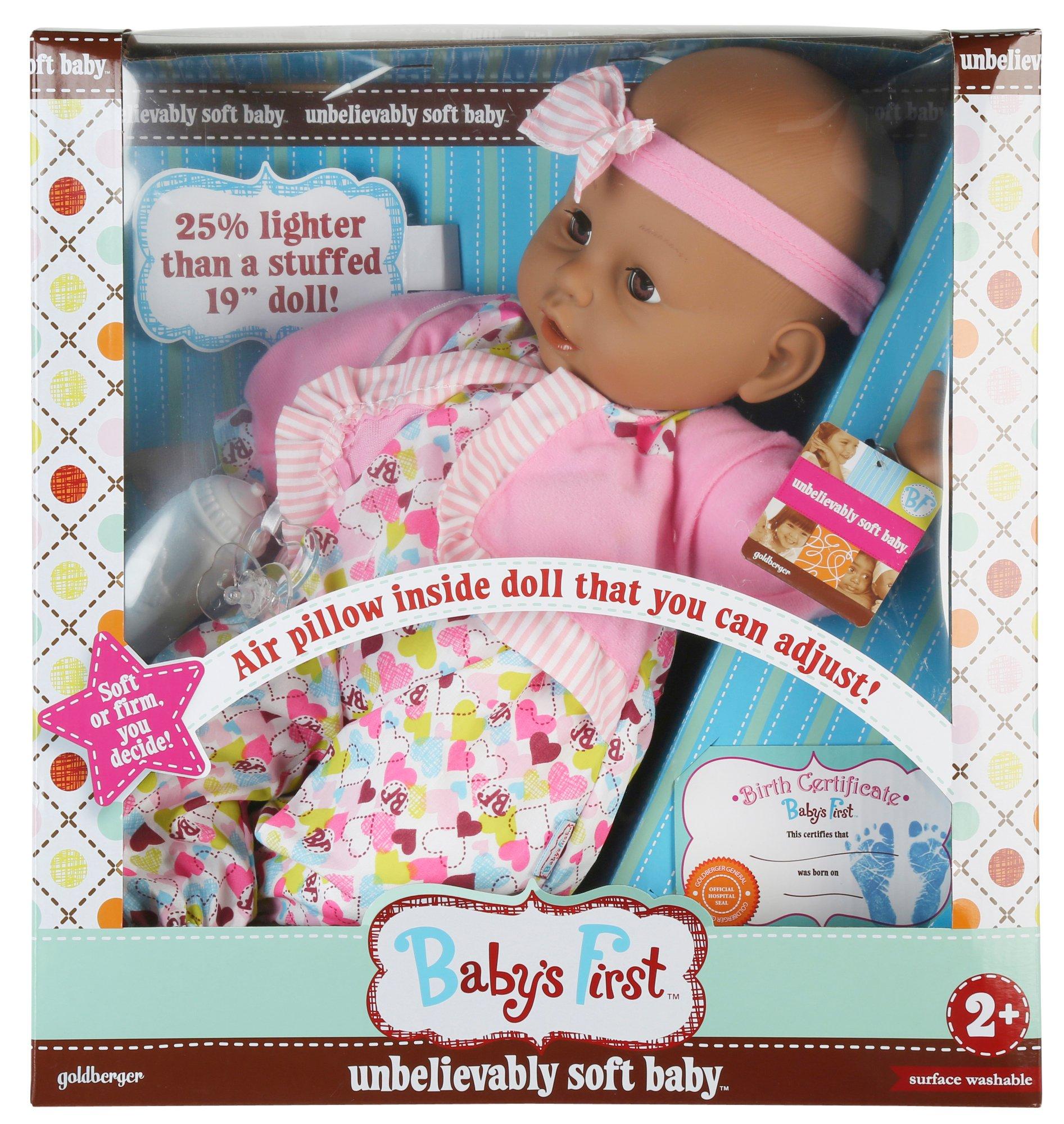 goldberger baby's first unbelievably soft doll