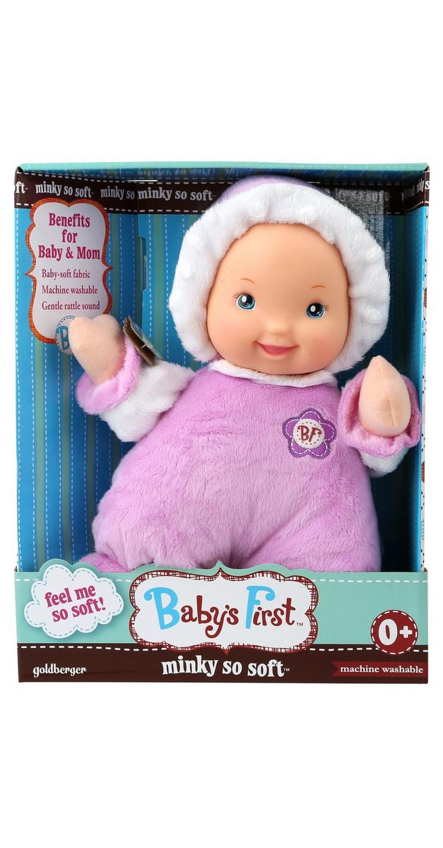 baby's first minky so soft doll