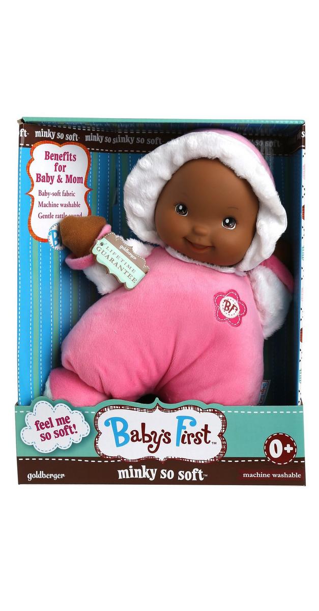 baby's first minky rag doll