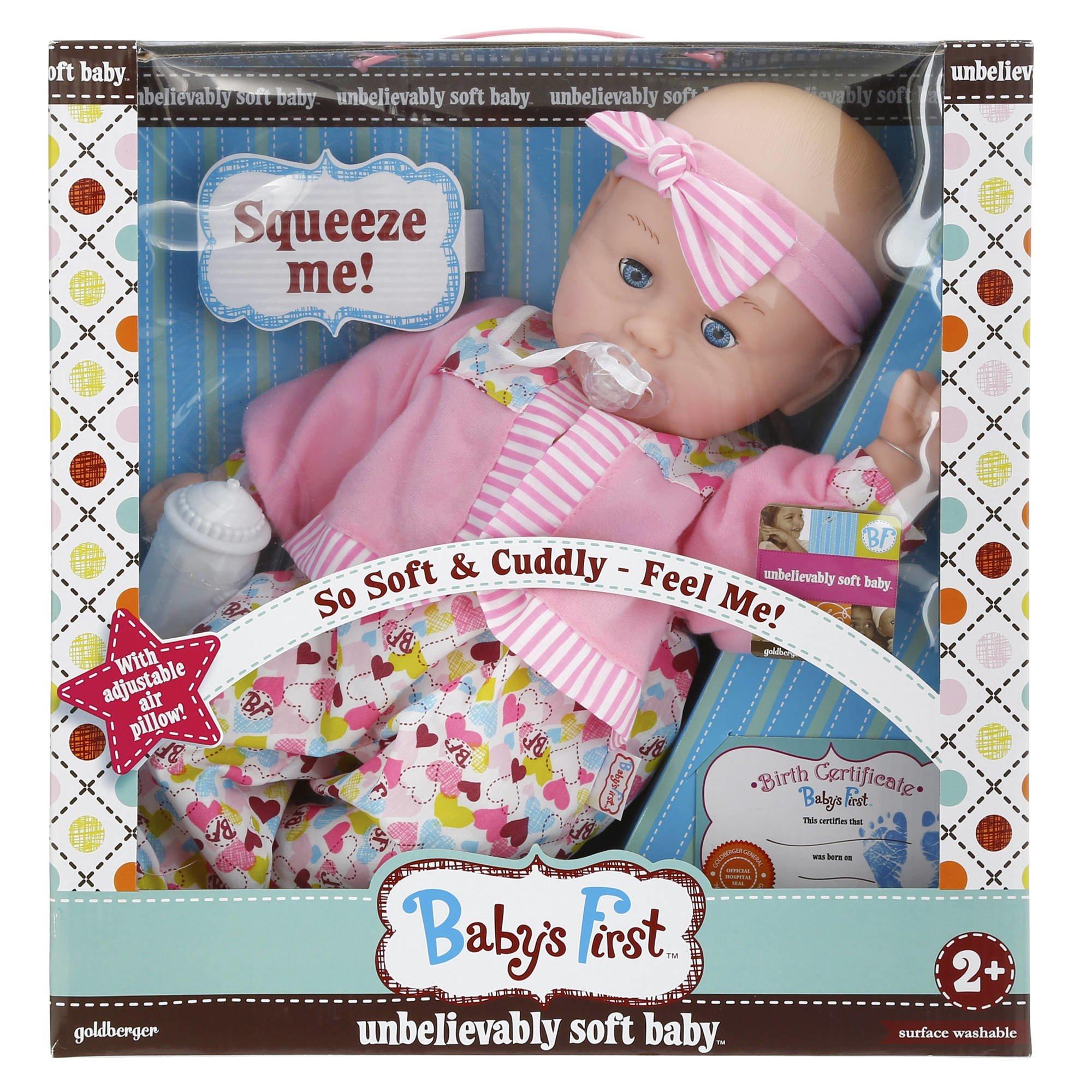 goldberger baby's first unbelievably soft doll