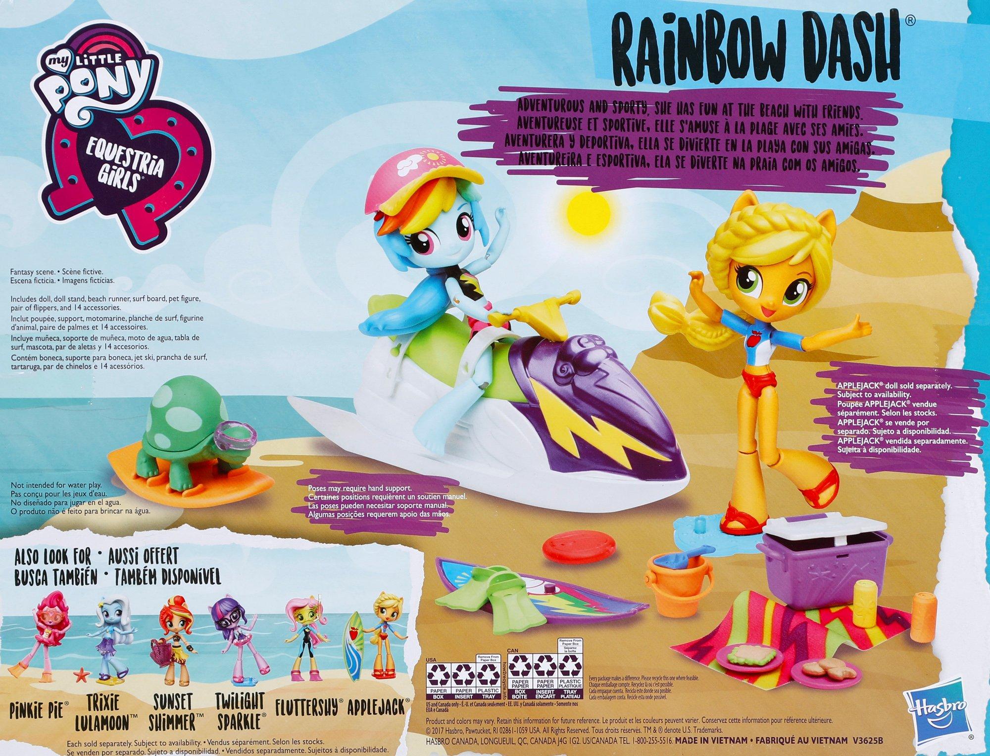 rainbow dash sporty beach set