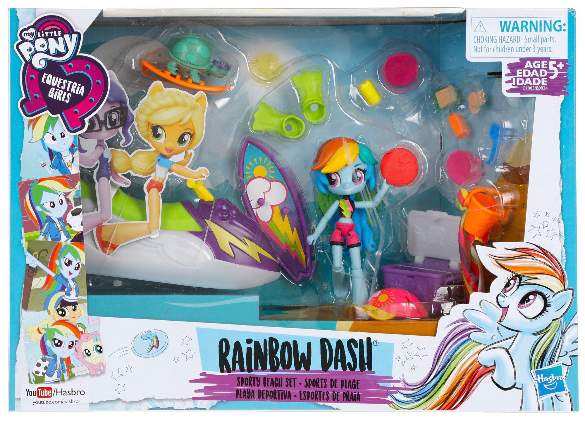 rainbow dash sporty beach set