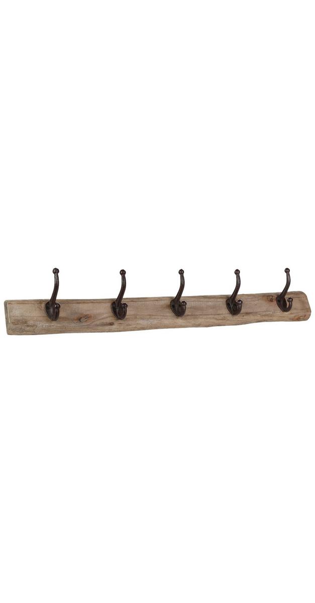 Wood Plank Wall Hook Plaque - Natural | Burkes Outlet