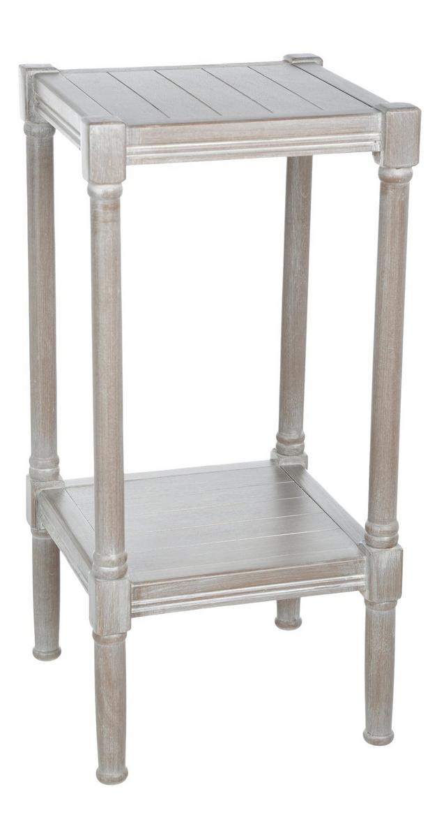 14x29 Square Accent Table Grey Burkes Outlet