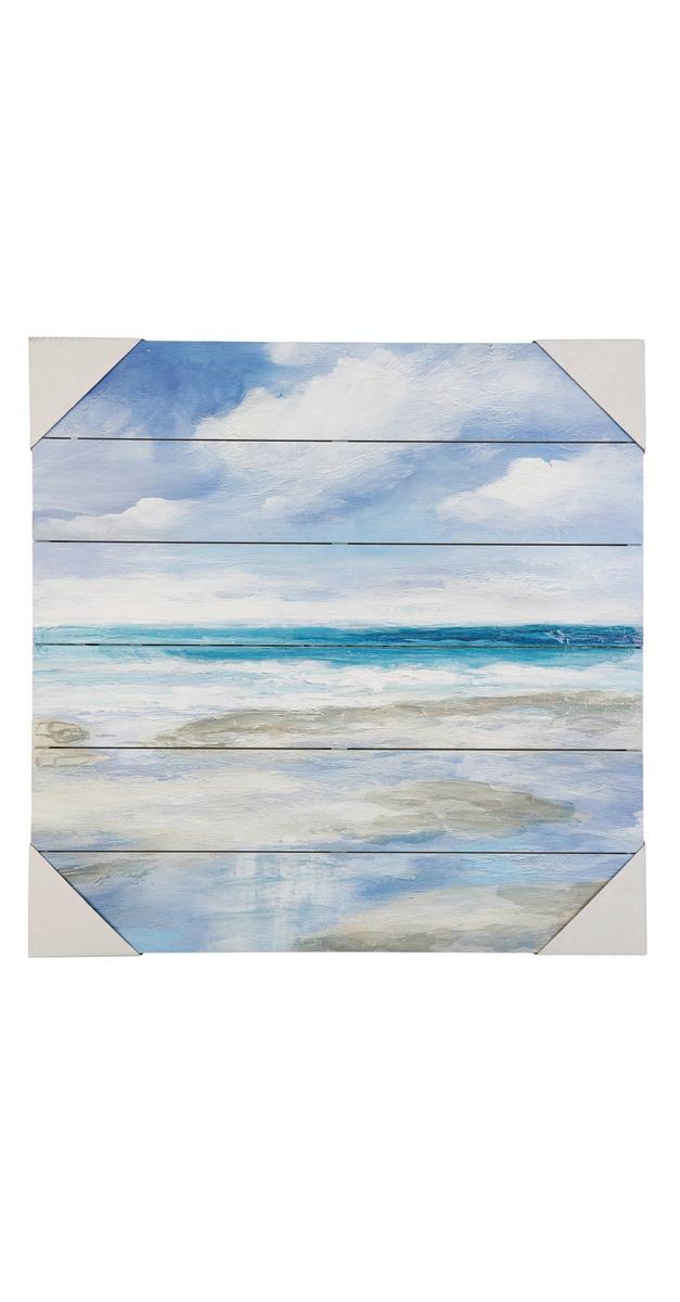 Beach Wood Plank Wall Art - Multi | Burkes Outlet