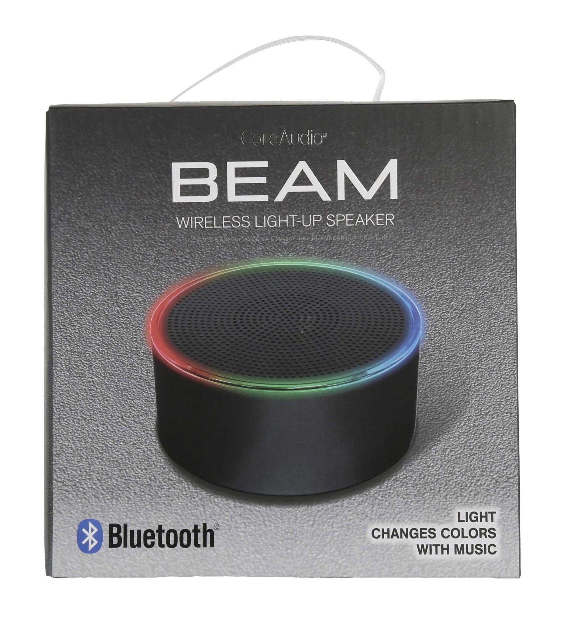 Beam Wireless Light-Up Speaker - Black 