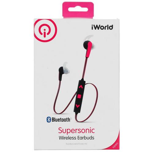 Iworld Supersonic Bluetooth Earbuds With Microphone User Manual