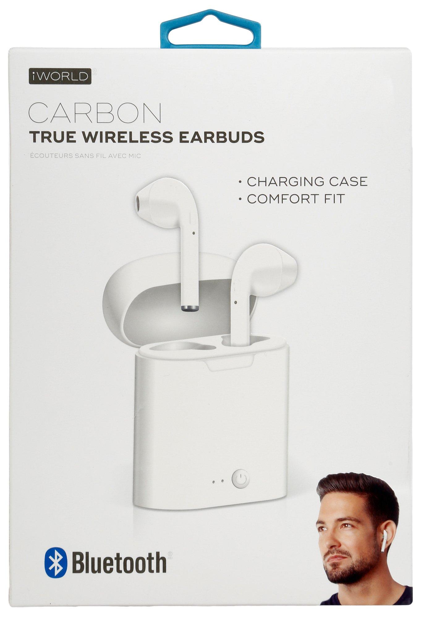 iworld carbon true wireless earbuds