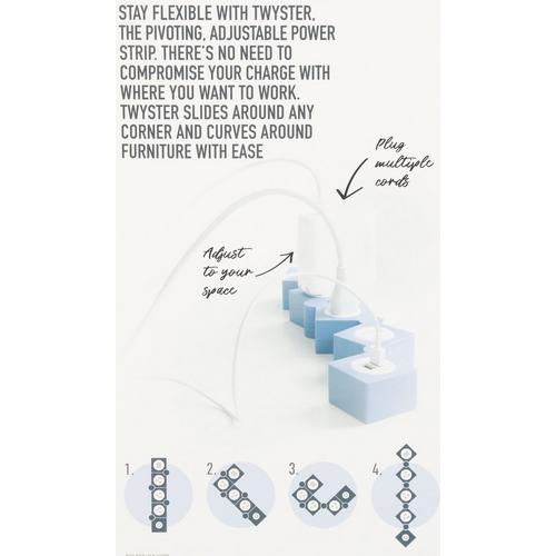 Twyster Rotating Power Strip Burkes Outlet