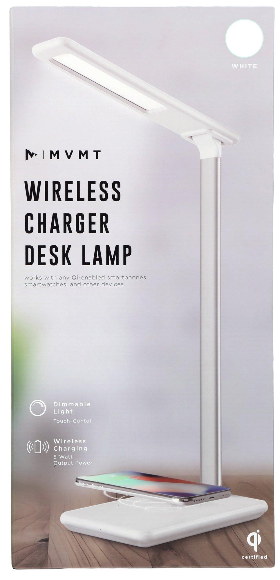 Wireless Charger Desk Lamp - White 