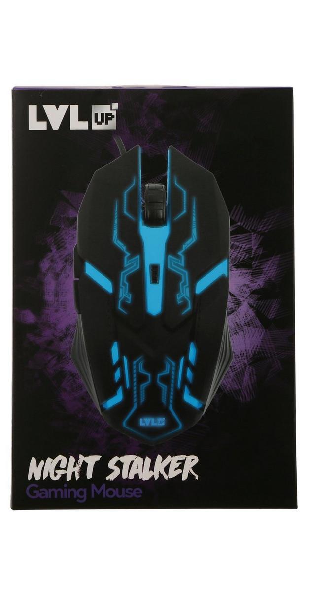 Lvl Up Night Stalker Gaming Mouse  Burkes Outlet