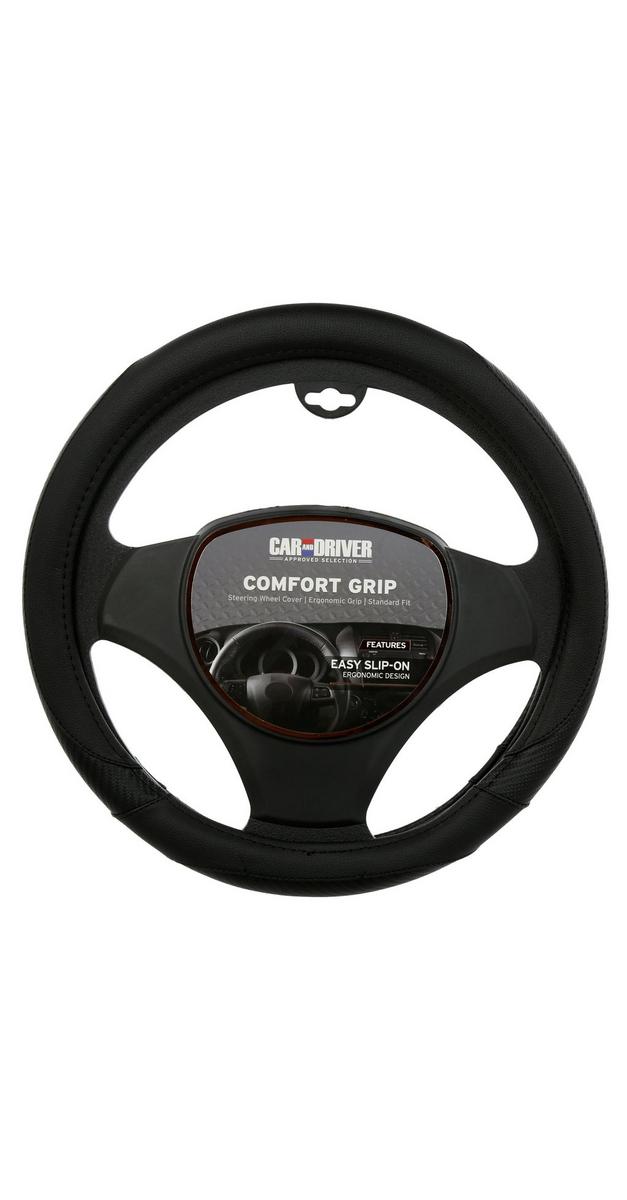 Comfort Grip Steering Wheel Cover Black Burkes Outlet