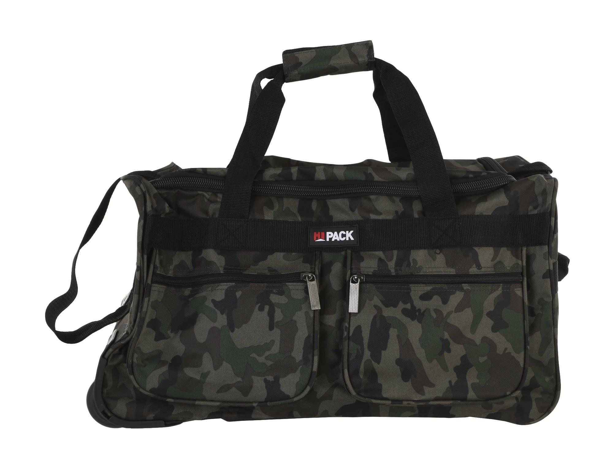 camo rolling duffle bag