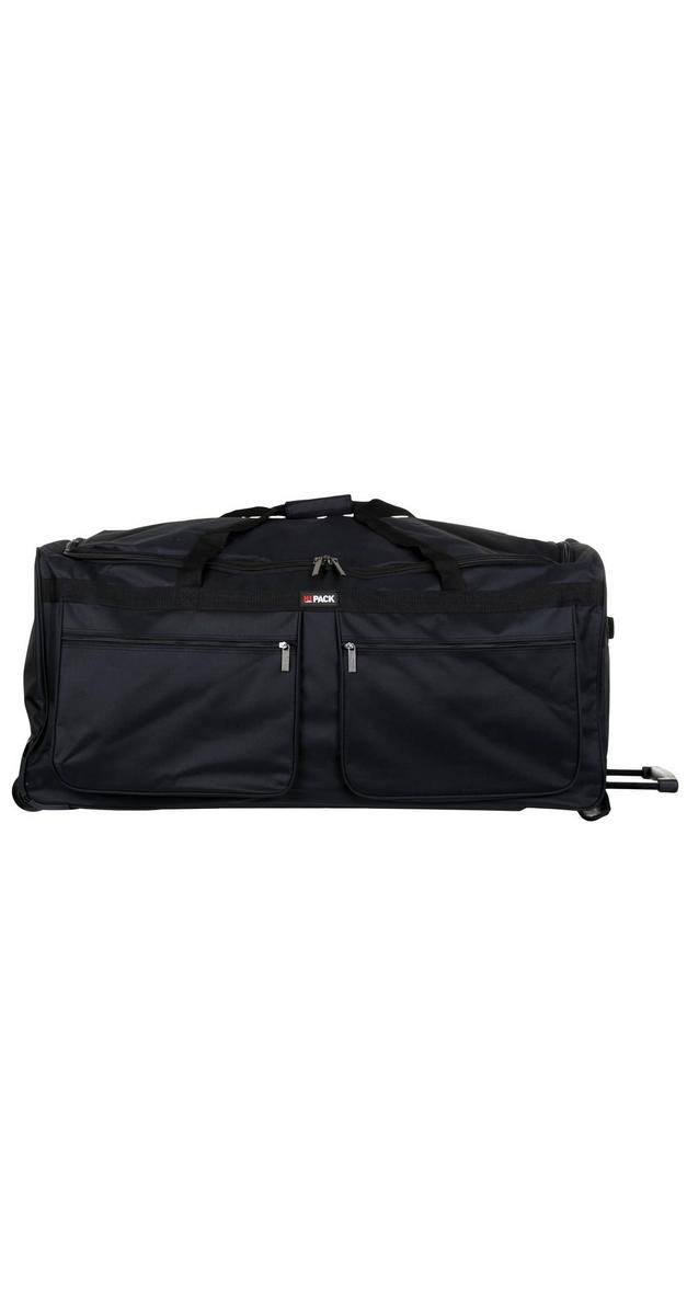 36" Rolling Duffel Bag Black Burkes Outlet