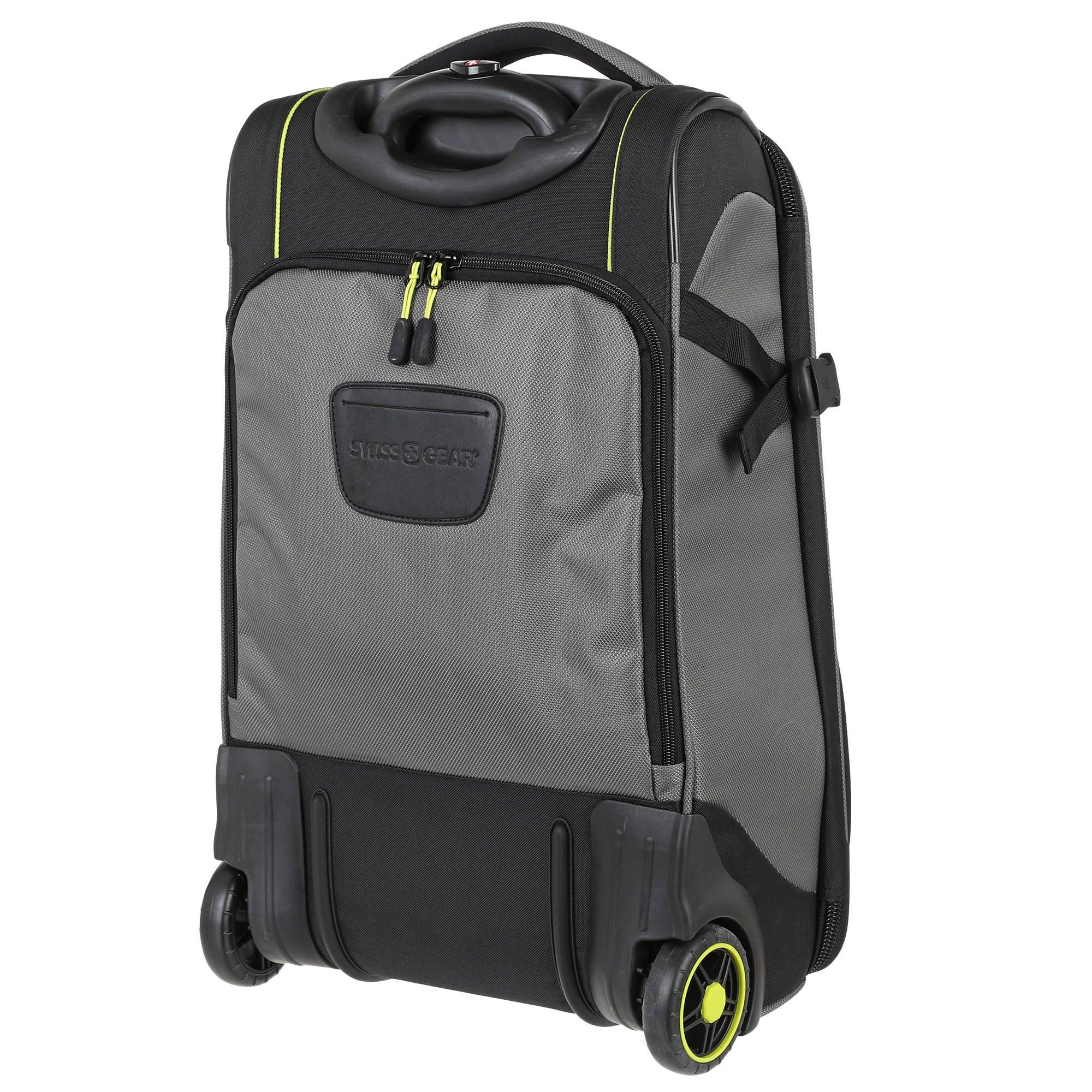 rolling luggage with backpack straps