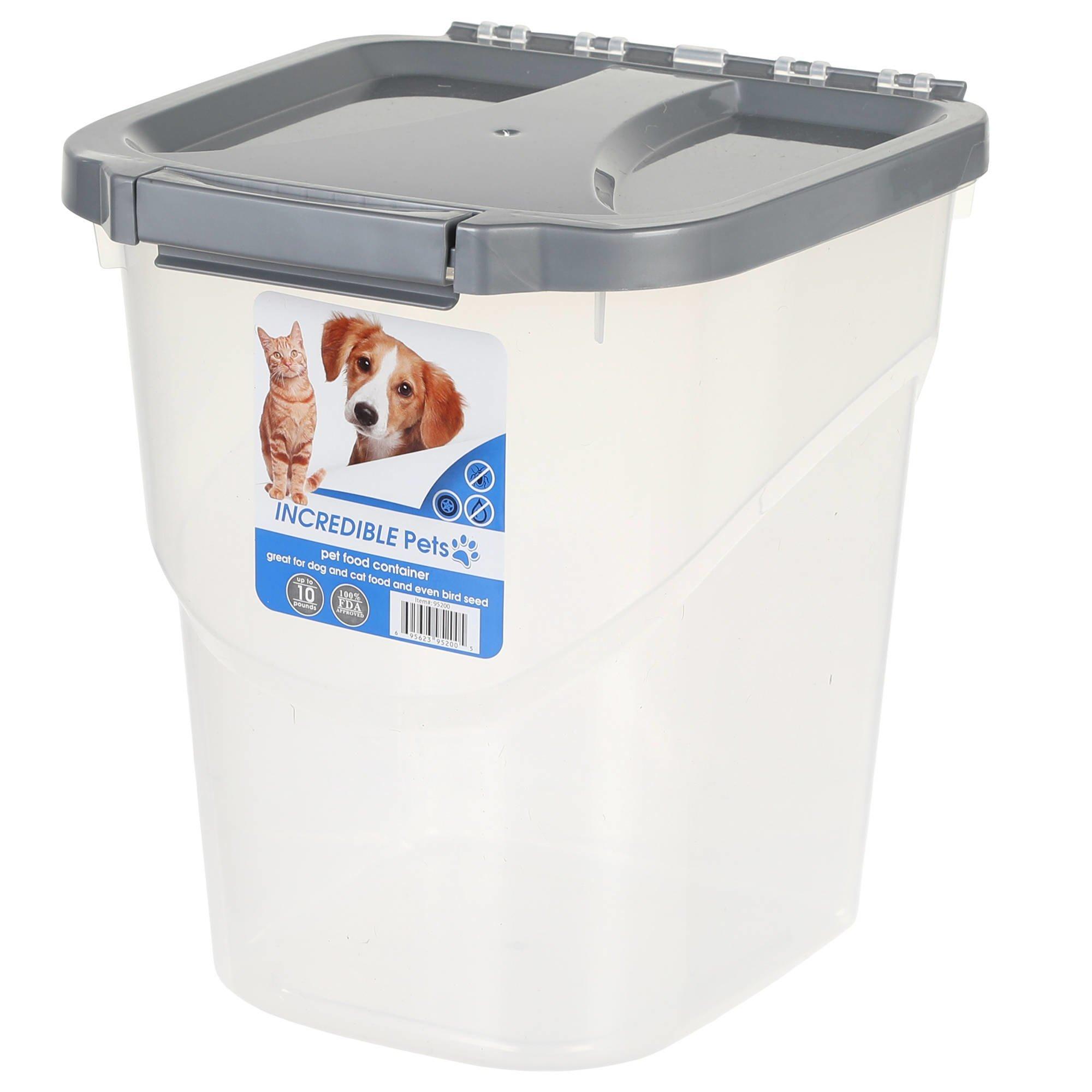 Pet Food Container w/ Locking Lid 