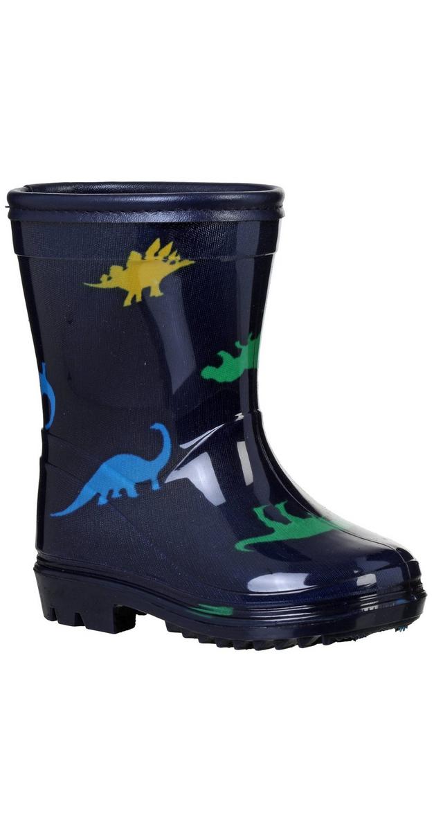 Toddler Boys Dino Rain Boots Navy Burkes Outlet