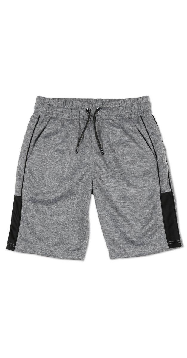 fleece shorts grey