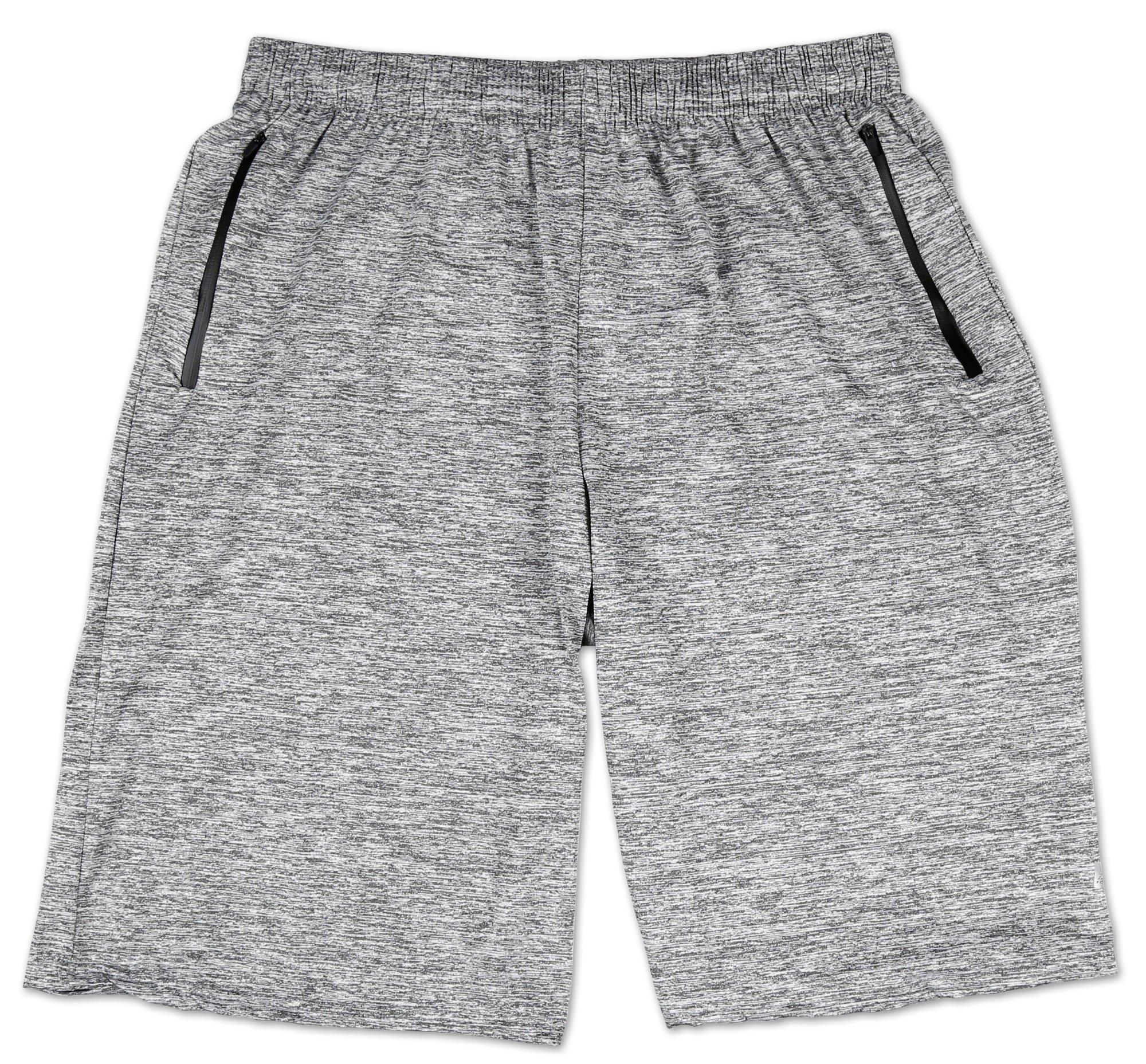 reebok men's spacedye performance shorts
