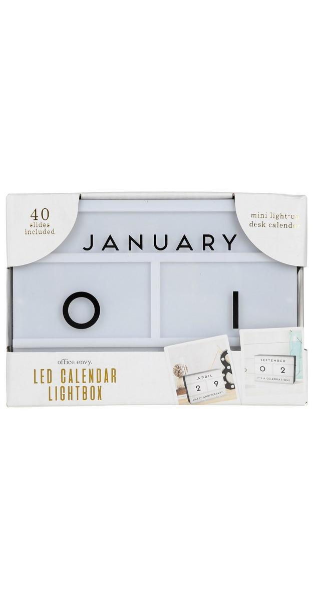 6x4 Mini LED Calendar Lightbox Burkes Outlet