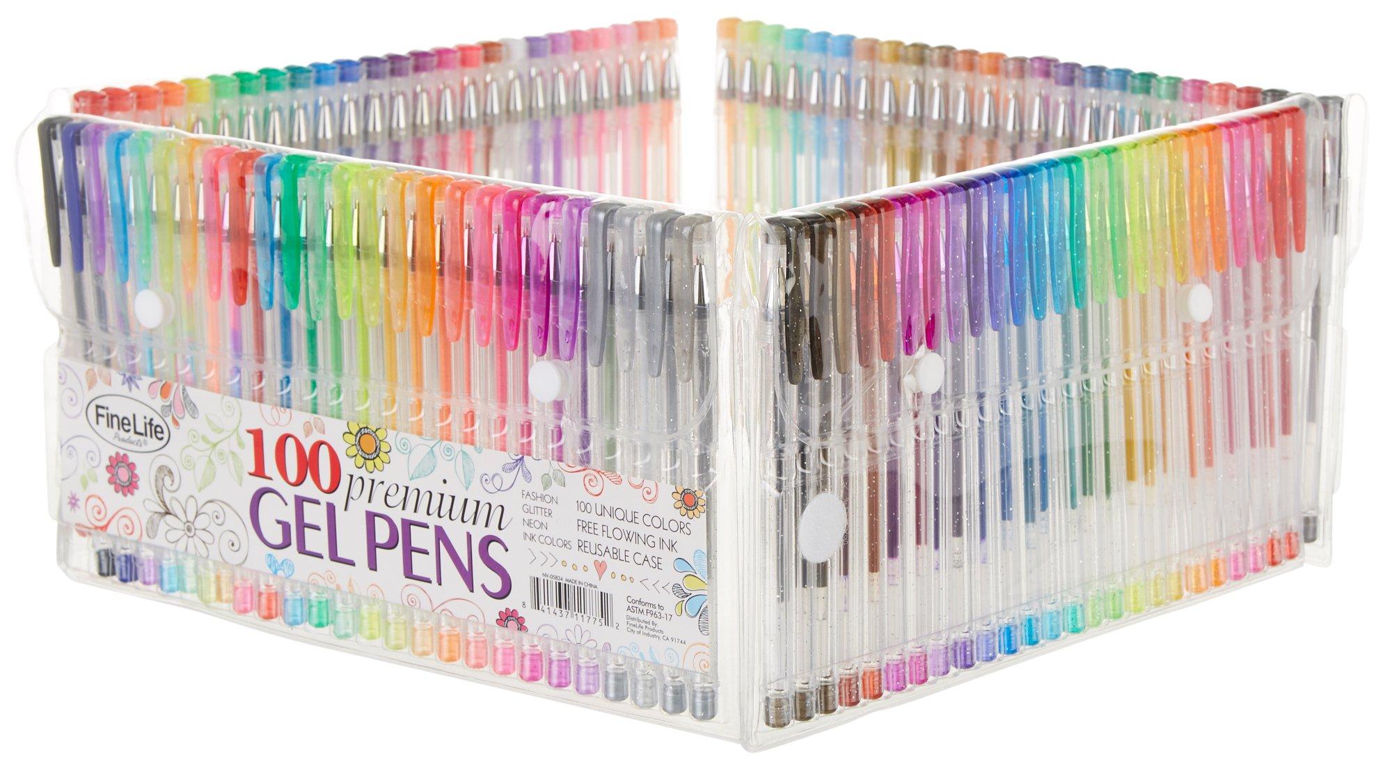 100 ct gel pens