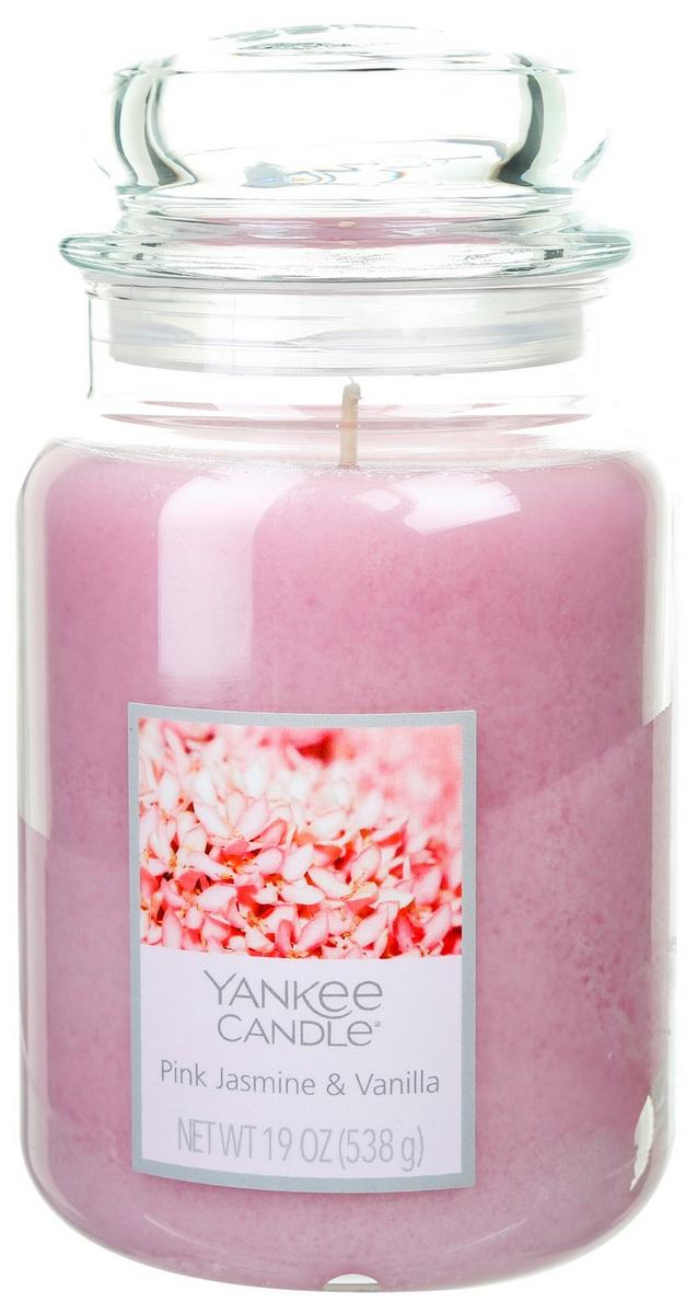 19 Oz Pink Jasmine & Vanilla Scented Candle--7845842131800   | Burkes Outlet