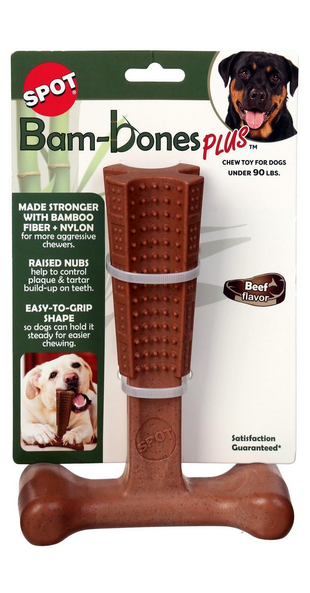 Beef Bam-Bones Plus Chew Toy For Dogs | Burkes Outlet